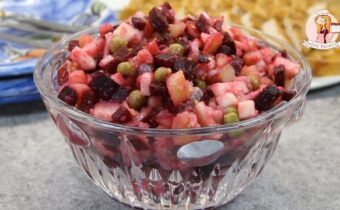 Салат из сельди со свеклой и яблоком