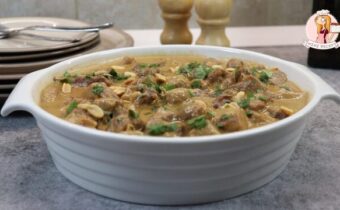 Свинина в арахисовом соусе